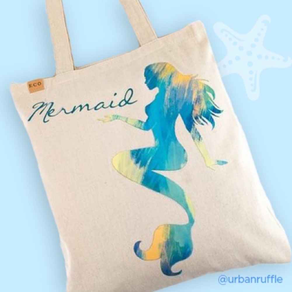 LAST ONE! Mermaid Eco Shopper Tote Bag
